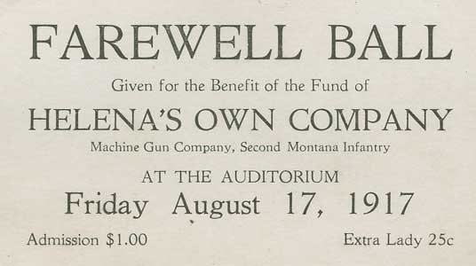 Farewell Ball Ticket