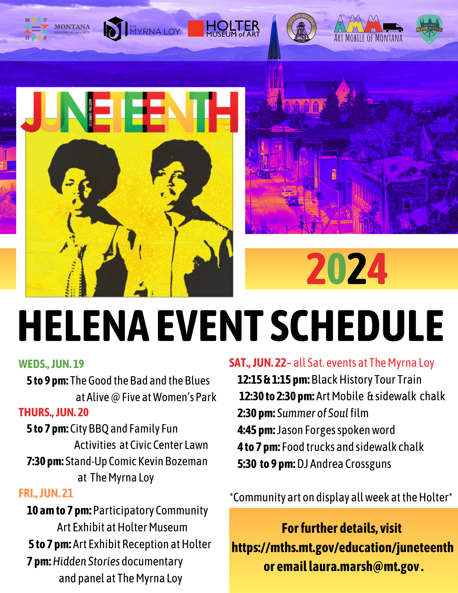 Helena Juneteenth Events 2024 Banner