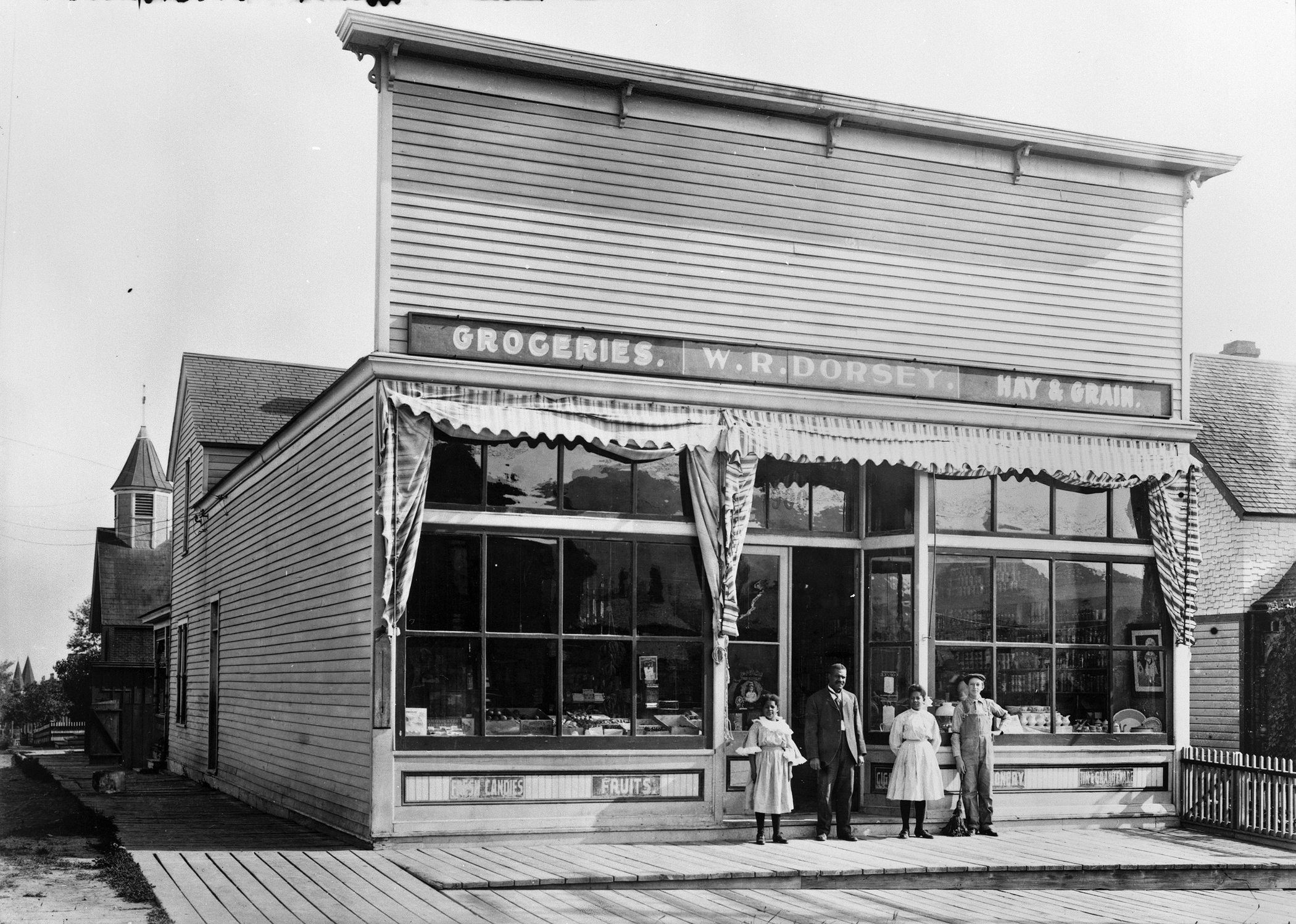 W.R. Dorsey Groceries-Hay-Grain Store in Helena, MT ca. 1899-1929