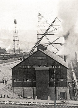 Fire at Speculator Mine, 1917